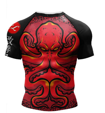 New 3D Digital Printing Short-sleeved Men's Sweat-wicking Breathable T-shirt