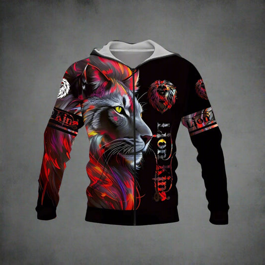 Vikings Casual 3D Printed Hooded Long Sleeve Sweatshirt