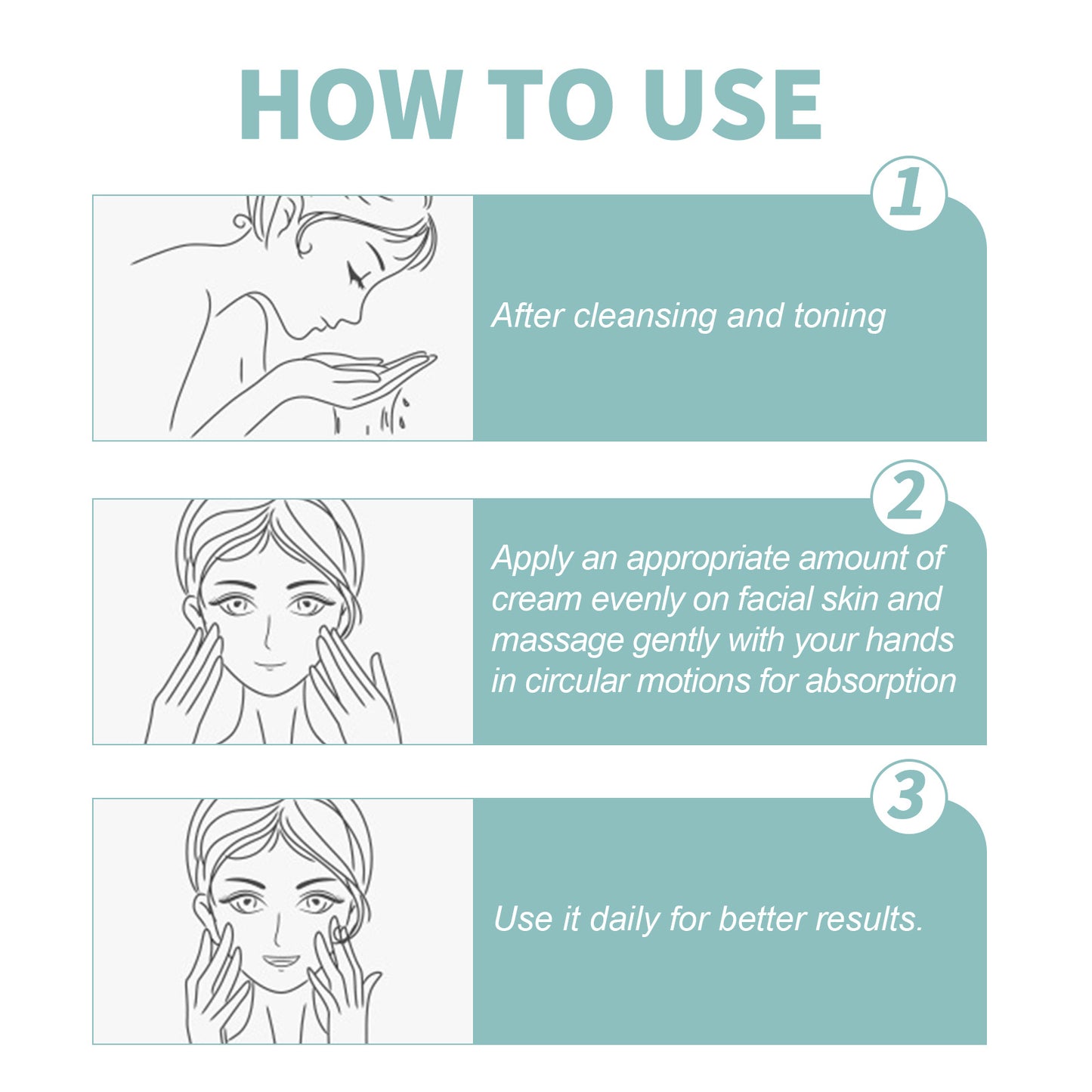 Radiant And Smooth Skin, Apply Skincare Cream