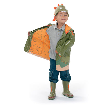 Dinosaur Raincoat + Free Hanger