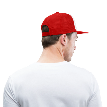 Trucker Hat - white/red
