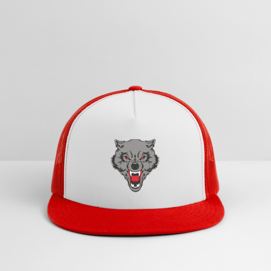 Trucker Hat - white/red