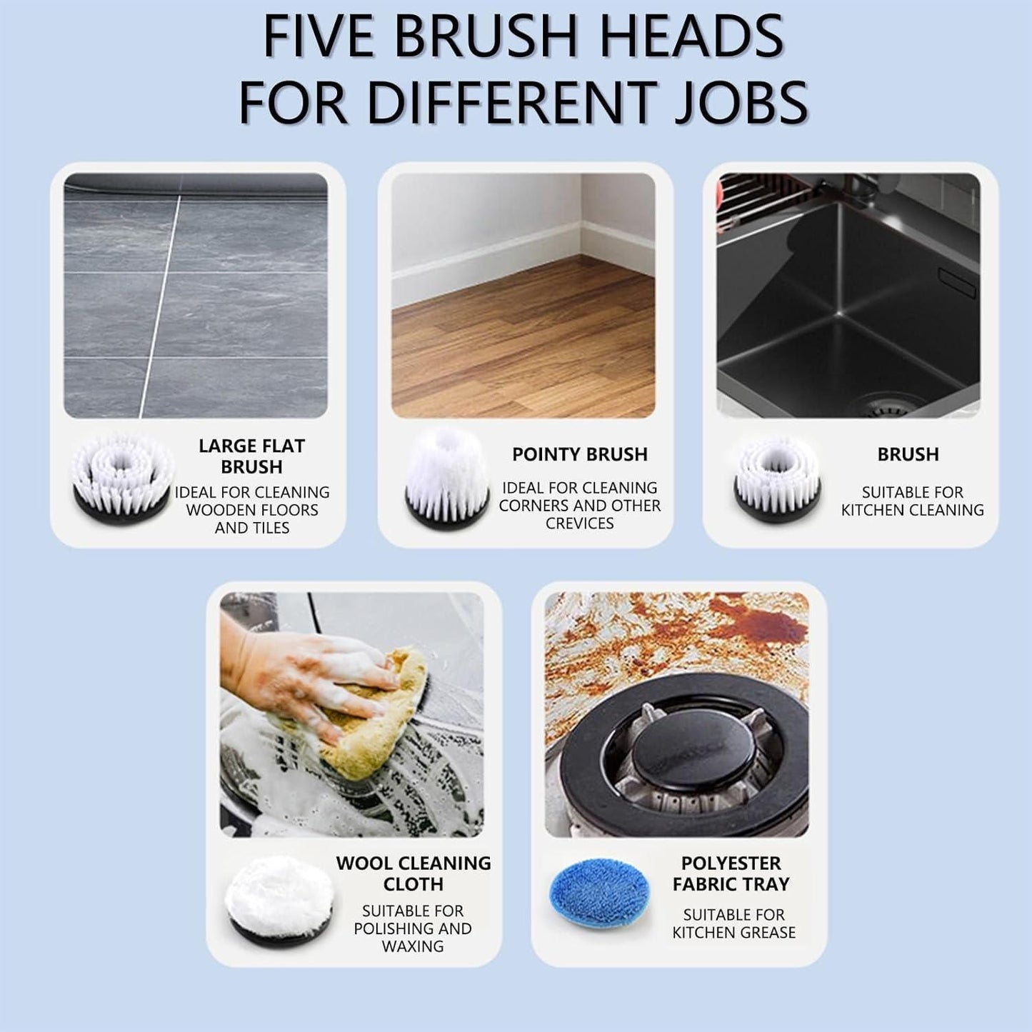 Multifunctional Electric Cleaning Brush