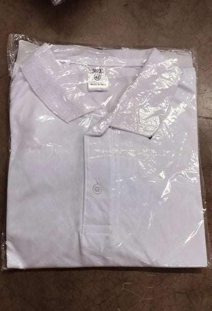 Poly Matte Solid Half Sleeves Mens Polo T-Shirt Pack Of 3