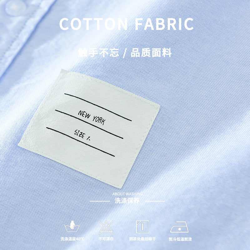 Japanese Color Matching Casual Long Sleeve Shirt