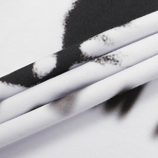 New Real Shot American Street Fashion Printed Long Sleeve T-shirt