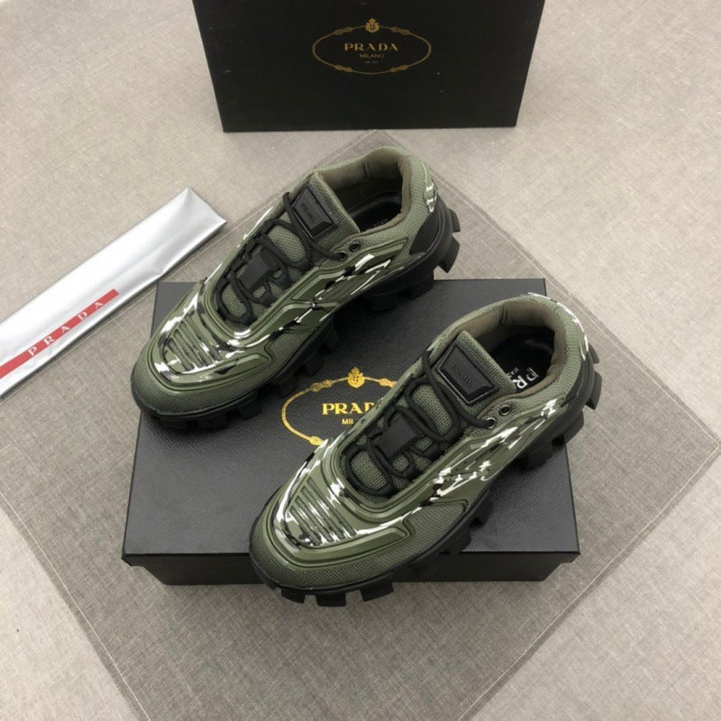 European Transformers Casual Sports Shoes Men&#039;s Thick-Soled Robot Giant Teeth Trbottomy Brand Fashion Heightening Daddy Shoes