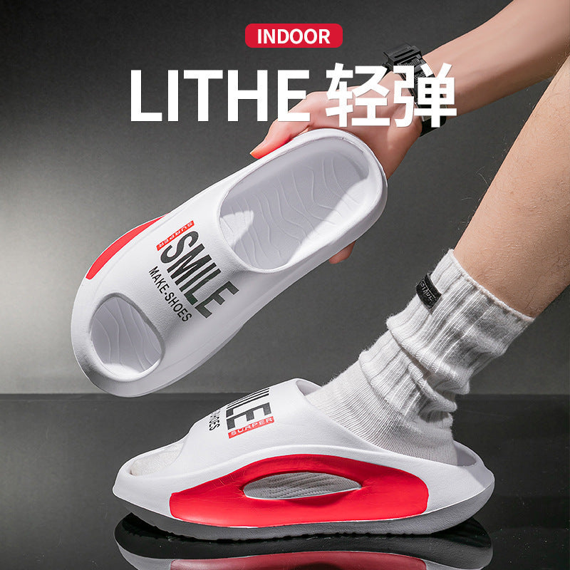 EVA Slip Feeling Soft Bottom Non-slip Outdoor Wear-resistant Indoor Lovers Mute Sandals And Slippers Women Wholesale Price