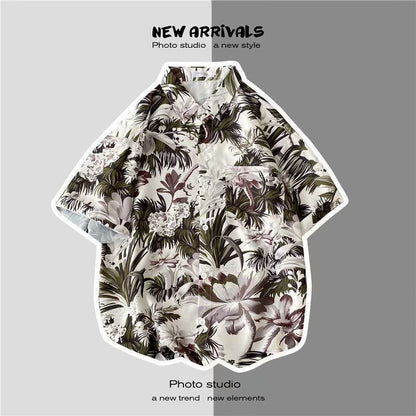 Flower Shirt Design Sense Niche Top
