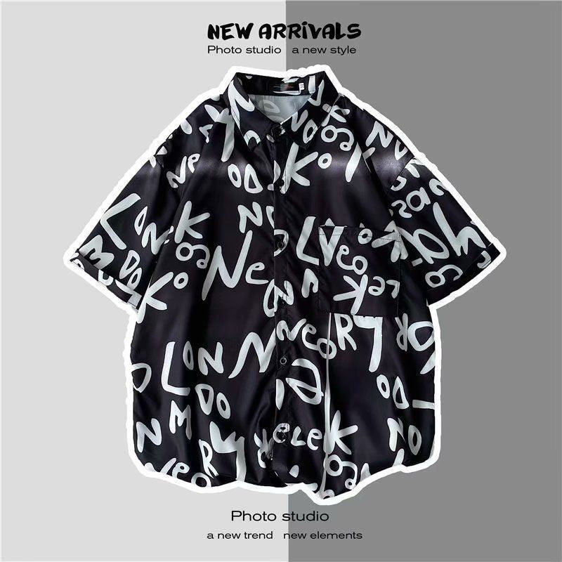 Flower Shirt Design Sense Niche Top