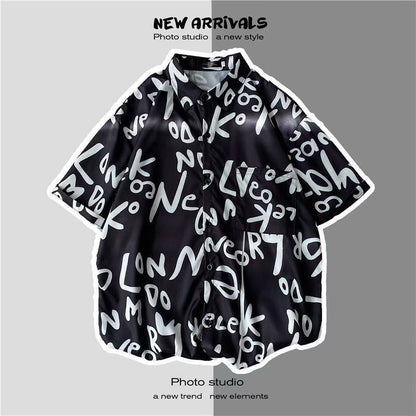 Flower Shirt Design Sense Niche Top