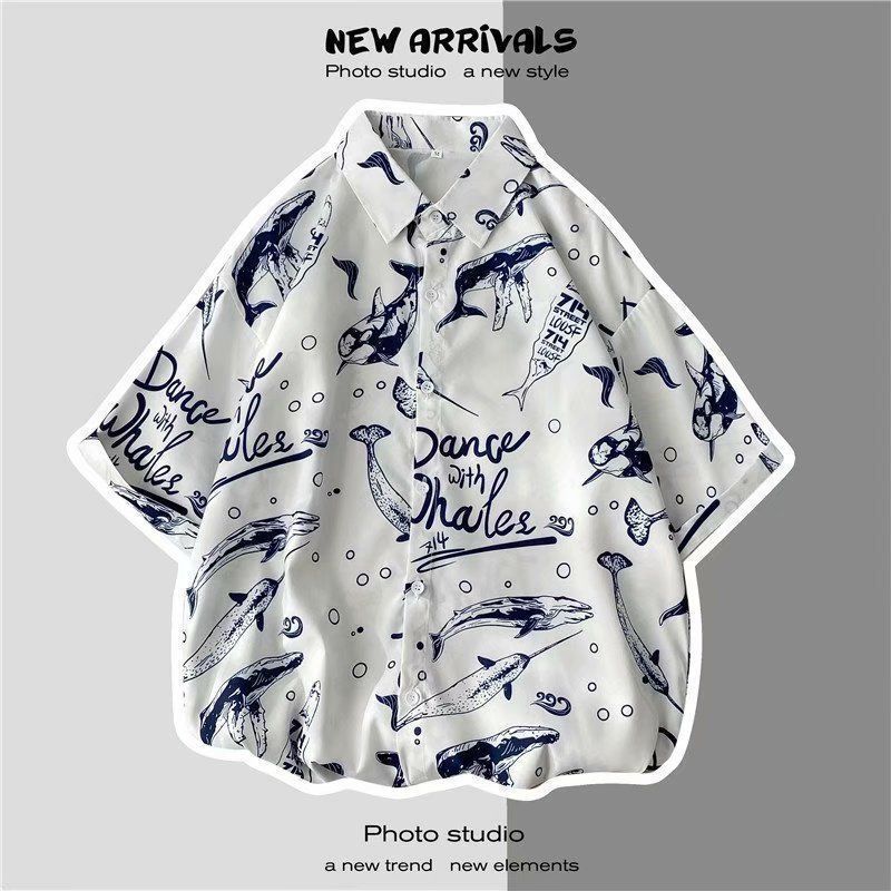 Flower Shirt Design Sense Niche Top