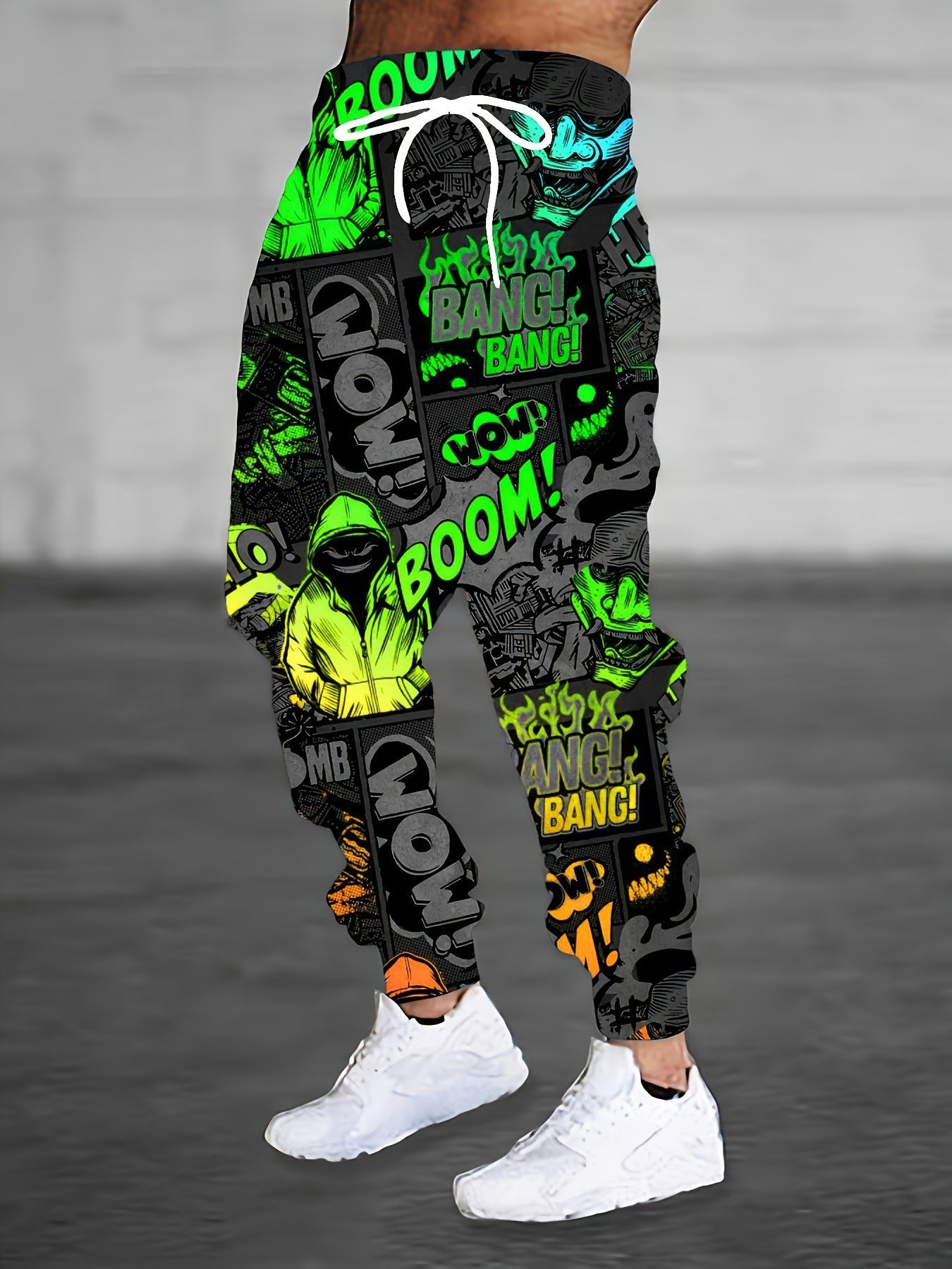 Men's Colorful Printing Sports Casual Sweatpants