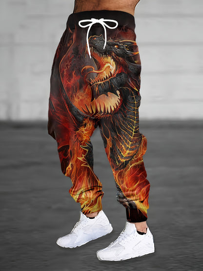 Men's Colorful Printing Sports Casual Sweatpants