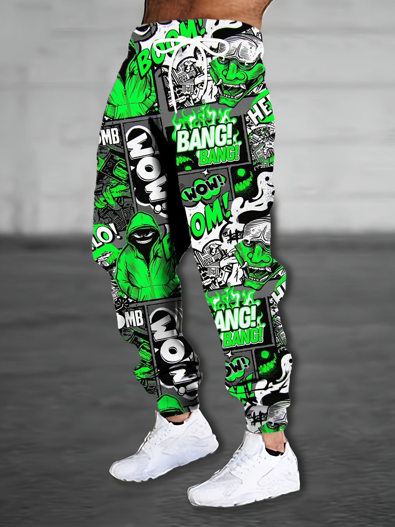 Men's Colorful Printing Sports Casual Sweatpants