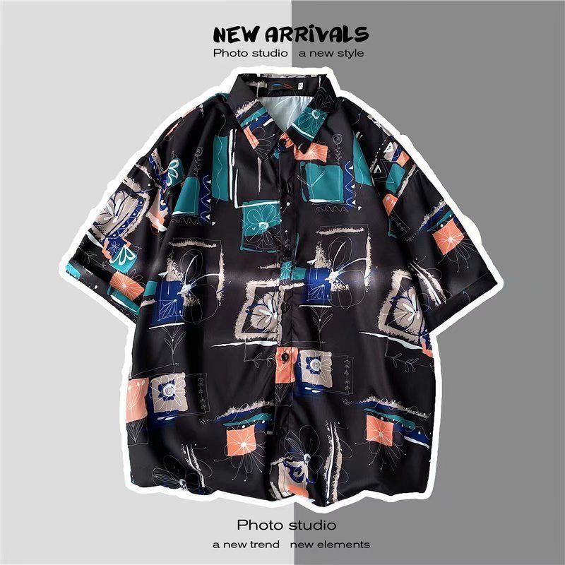 Flower Shirt Design Sense Niche Top