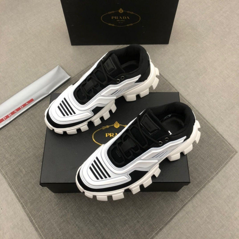 European Transformers Casual Sports Shoes Men&#039;s Thick-Soled Robot Giant Teeth Trbottomy Brand Fashion Heightening Daddy Shoes