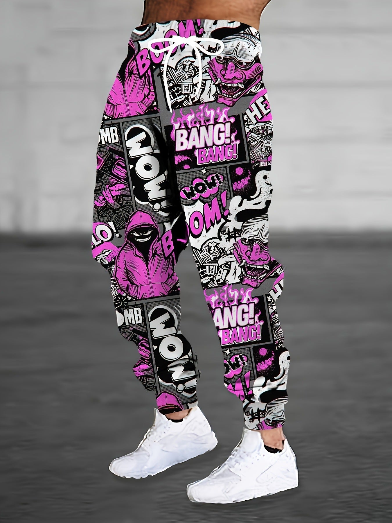 Men's Colorful Printing Sports Casual Sweatpants