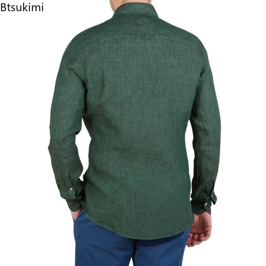 Men's Summer Comfy Cotton Linen Shorts set