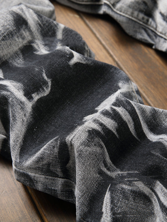 Slim Fit All-match Gray Men's Comfortable