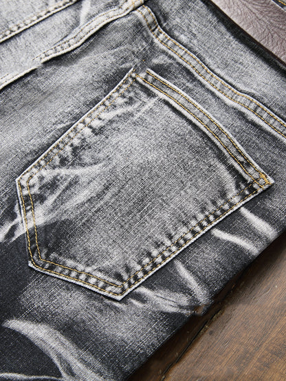 Slim Fit All-match Gray Men's Comfortable