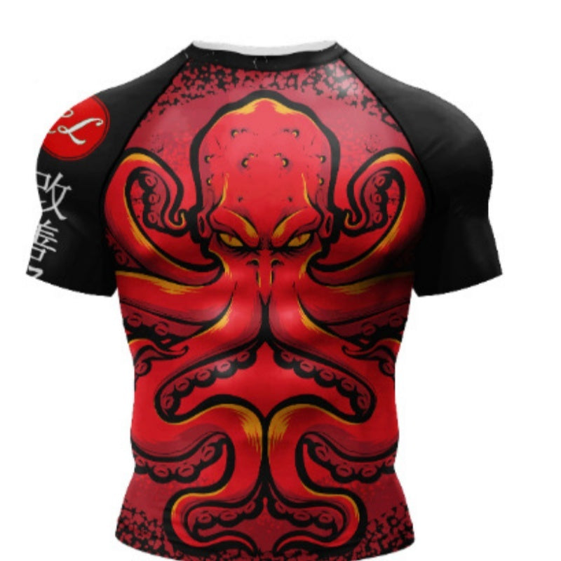 New 3D Digital Printing Short-sleeved Men's Sweat-wicking Breathable T-shirt